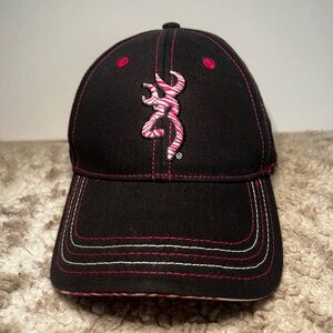 RARE!!! Browning Black Cap with Pink Zebra Print